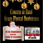 Concerto de Natal do GMB, 6ª feira 16 dezembro pelas 21h30
