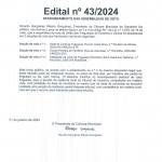 Edital 43/2024 - Desdobramento das Assembleias de Voto