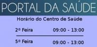 Hor�rio do Centro de Sa�de Praia do Ribatejo