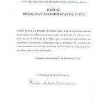 Edital - Mesas das Assembleias de Voto